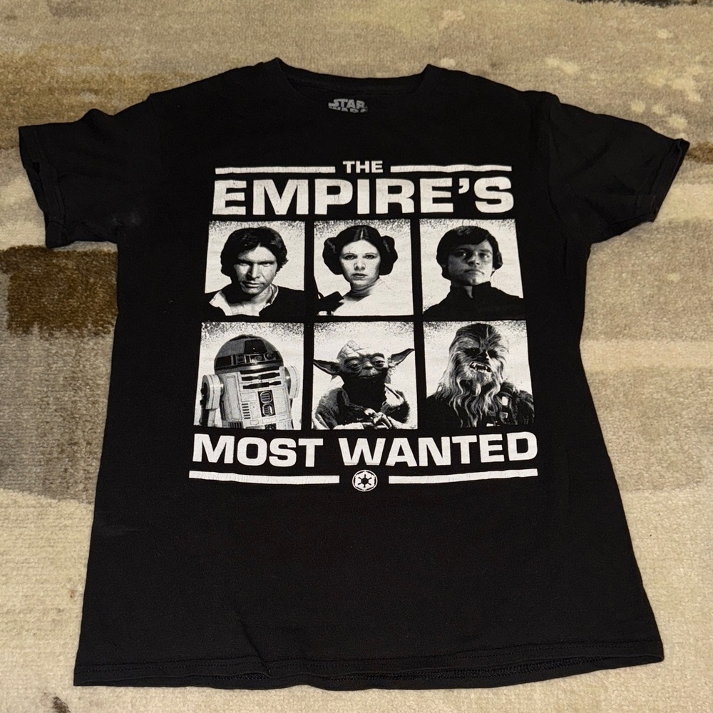 Star Wars Black 'The Empire's Most Wanted' T-Shirt